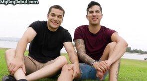 Curious straight fucking inked bottom