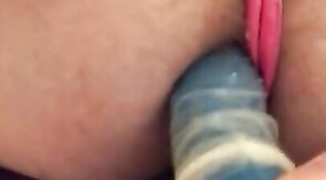 Sissy Boy's First Time with a Dildo