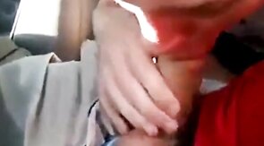 Young Blonde Gives Daddy Roadhead