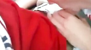Young Blonde Gives Daddy Roadhead