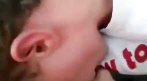 Young Blonde Gives Daddy Roadhead