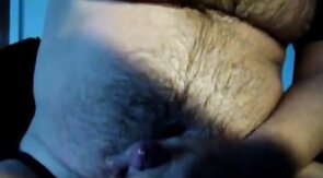 Hairy Daddy Bear Cums Hard