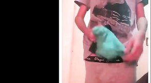 Curved 9-Inch Cock - Amateur Big Cock Solo