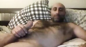 Big-Cock Daddy Loves to Stroke His Huge Meat