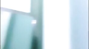 Asian Crossdresser Masturbates in Restroom