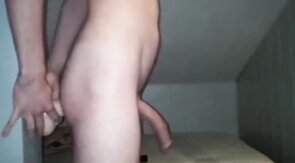 Big Cock Prostate Milked by Amateur