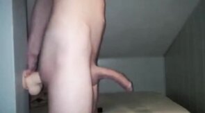 Big Cock Prostate Milked by Amateur