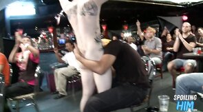 Amateur party guests public dicksucking