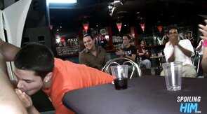 Amateur party guests public dicksucking