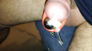 Hands-Free Vibrator Orgasm with Sex Toy