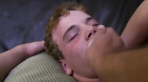 Twink Bareback Handjob and Masturbation