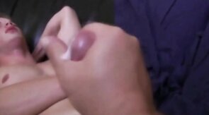 Twink Bareback Handjob and Masturbation
