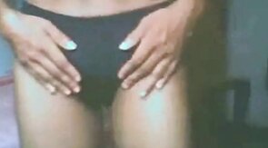 Skinny Asian Sri Lankan Guy Strips on Webcam