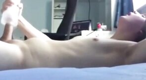 Femboy Robin Quinn's Fleshlight Fun