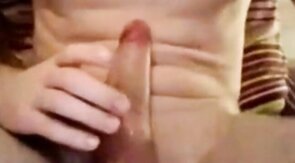 Big-Cock French Stud Strokes & Cums on Cam