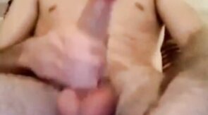Big-Cock French Stud Strokes & Cums on Cam