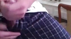 Skinny Twink's Mess-Free Condom Wank