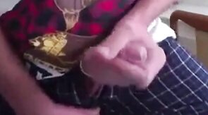 Skinny Twink's Mess-Free Condom Wank