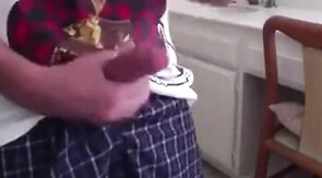 Skinny Twink's Mess-Free Condom Wank