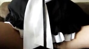 Sissy Crossdresser Amateur Anal in Skirt