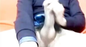 Big Cock Italian Guy Strokes on Webcam