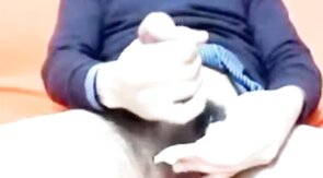 Big Cock Italian Guy Strokes on Webcam