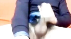 Big Cock Italian Guy Strokes on Webcam