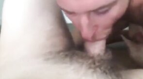 Steamy Amateur Blowjob and Handjob