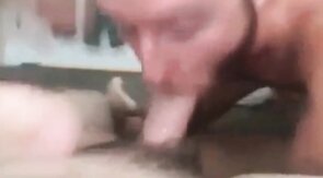Steamy Amateur Blowjob and Handjob
