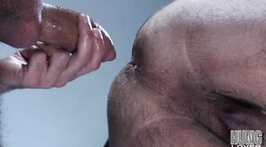 Bearded gay get assfucked by horny stud