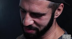 Bearded gay get assfucked by horny stud