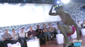 Real stripper gets cockscuked at party