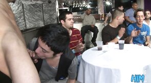 Mascular stripper cockscuked at party