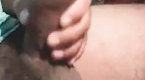Fat Uncut Latino Daddy Shoots Thick Load
