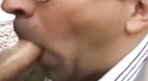 Old Daddies Sucking Outdoors