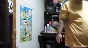 Asian Chub Jerks Off Solo