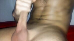 Amateur Twink's Big Cock Handjob Masturbation