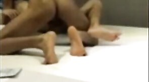 Older Japanese Gay Man Barebacks Twink
