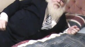 Fat Bear Daddy Wanks His Small Cock