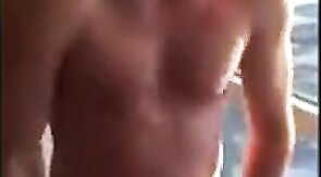 Straight Hunk Fucks a Sex Toy on Camera