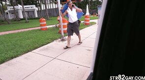 Curious amateur straight gets tricked