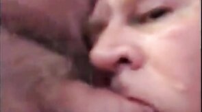 Daddy Sucks a Tasty Cock in Amateur Bear Blowjob Video