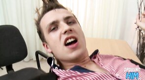 Amateur stud doggystyled at castng