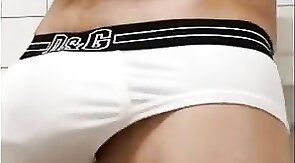 Big-Cock Hunk's Bulging Beauty