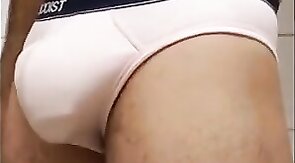 Big-Cock Hunk's Bulging Beauty
