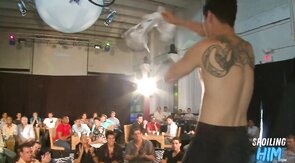 Real nsty stripper gets blowjob at party