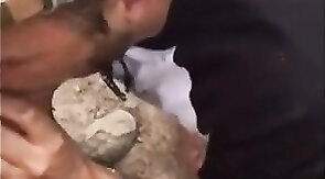 Fat Cock Sucking in the Woods by Horny Amateur