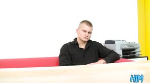 Busty horny stud doggyfucked at casting