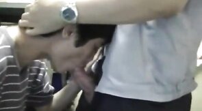 Daddy Security Guard Barebacks Asian Twink
