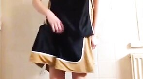 Twink Cums on Gym Shorts Solo